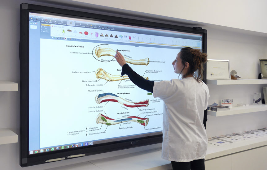 écran interactif tactile